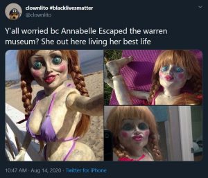Annabelle meme english 3