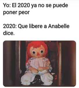 meme Annabelle español 10